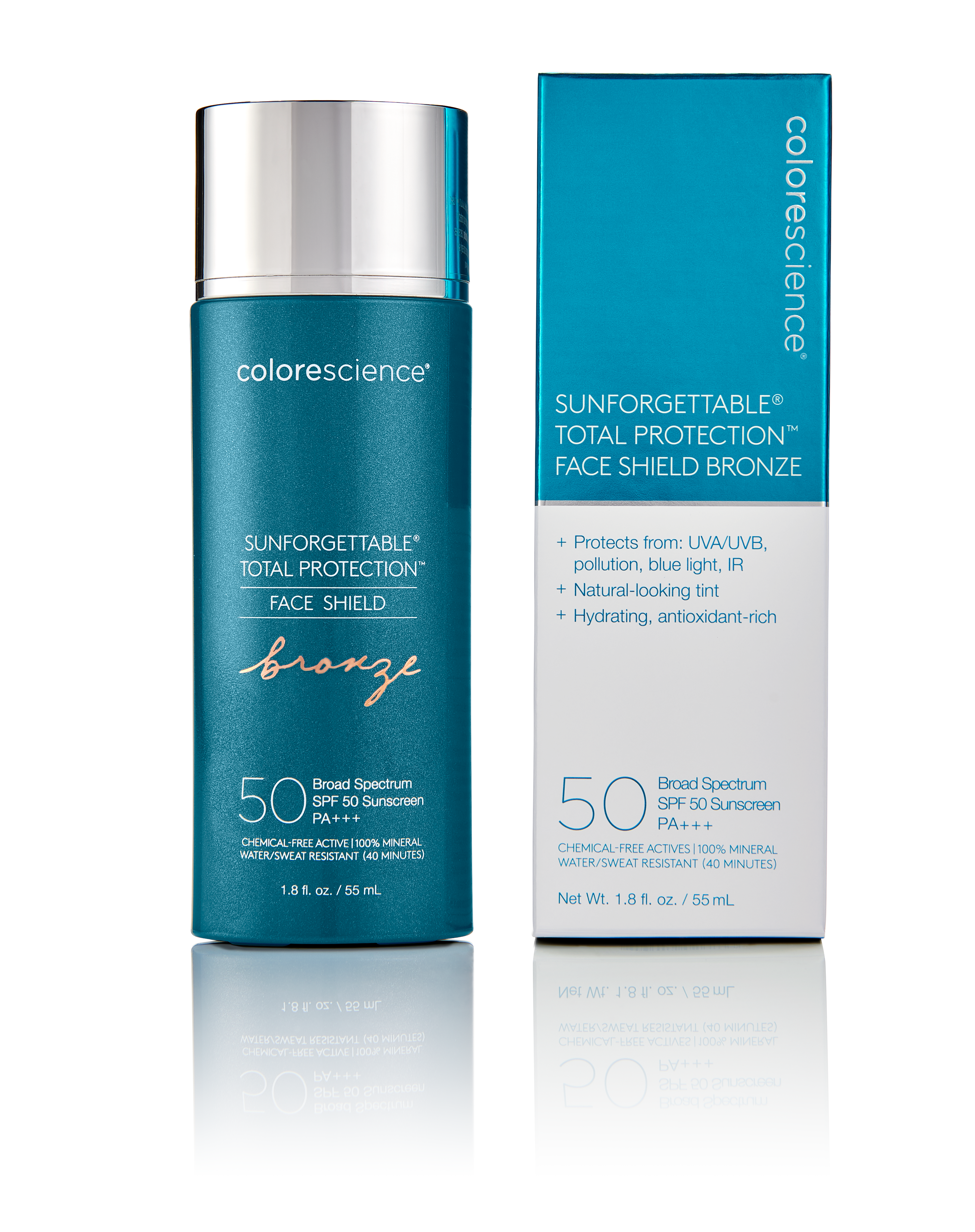 CS Sunforgettable Total Protection Face Shield Glow and Bronze SPF 50