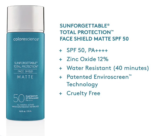 CS Sunforgettable Total Protection Face Shield Matte SPF 50