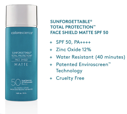 CS Sunforgettable Total Protection Face Shield Matte SPF 50