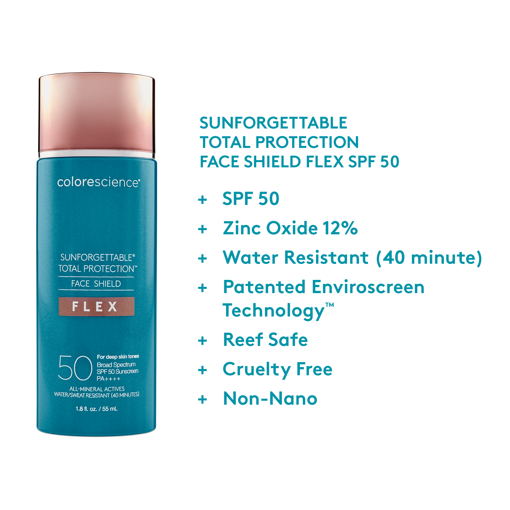 CS Sunforgettable Total Protection Face Shield Flex SPF 50